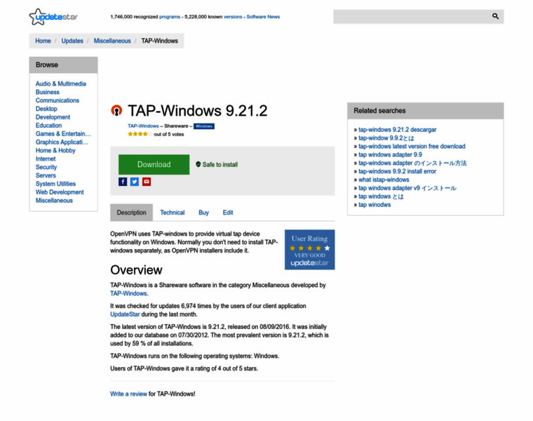 Tap-windows.updatestar.com thumbnail