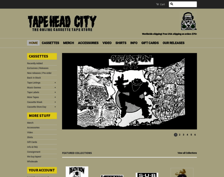Tapeheadcity.com thumbnail