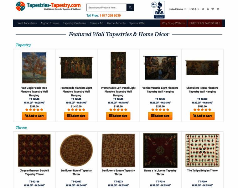 Tapestries-tapestry.com thumbnail