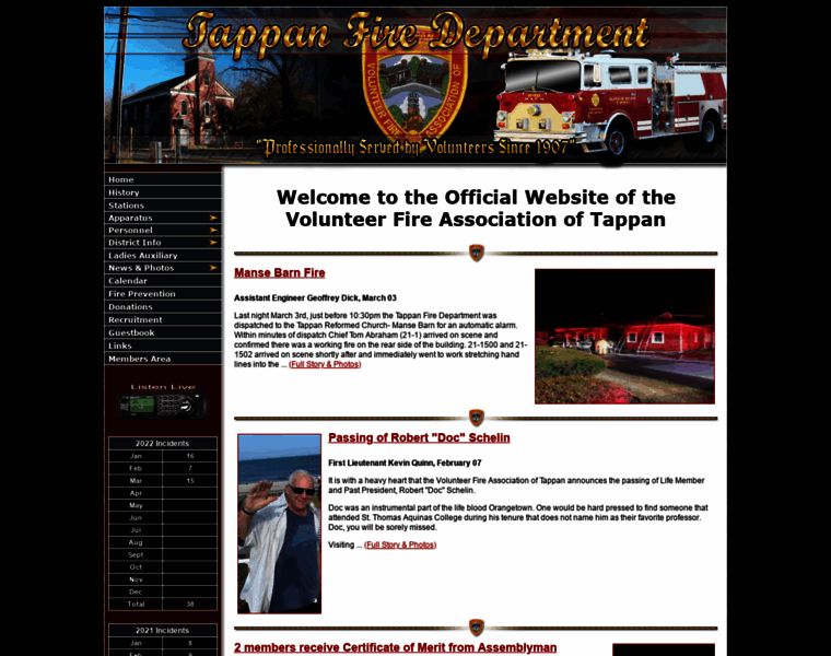 Tappanfire.com thumbnail