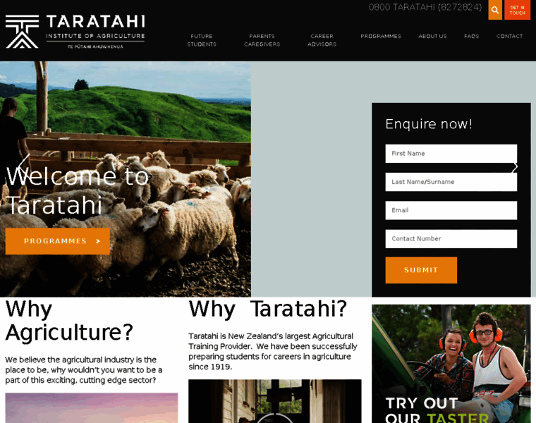 Taratahi.ac.nz thumbnail