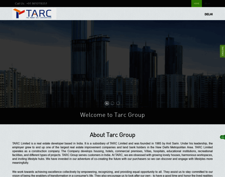 Tarc.org.in thumbnail