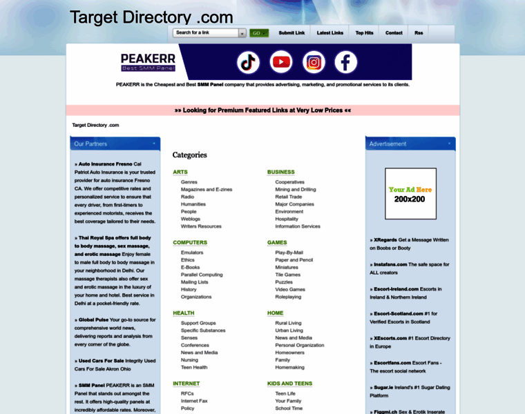 Target-directory.com thumbnail