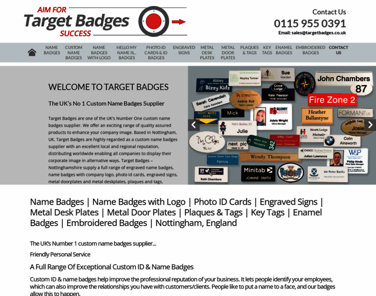 Targetbadges.co.uk thumbnail