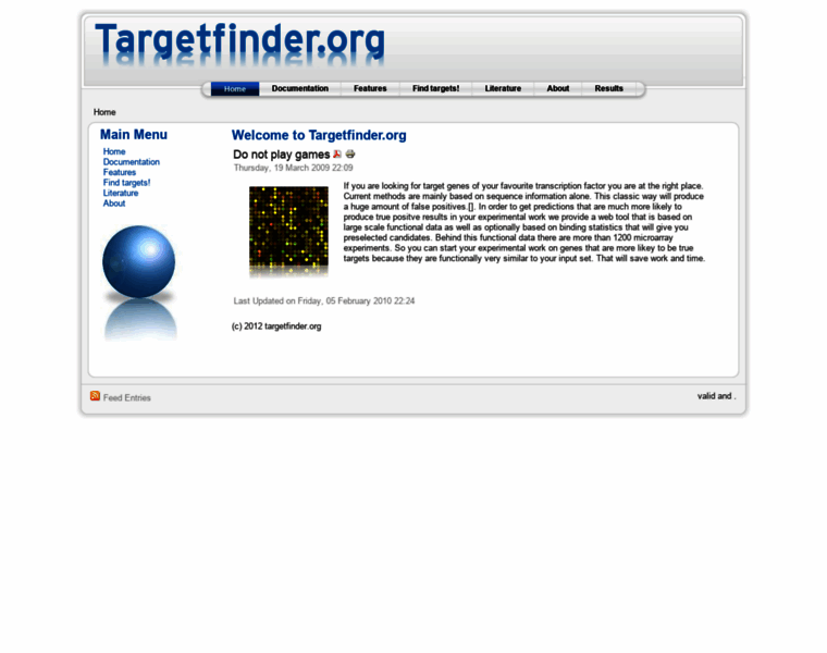 Targetfinder.org thumbnail