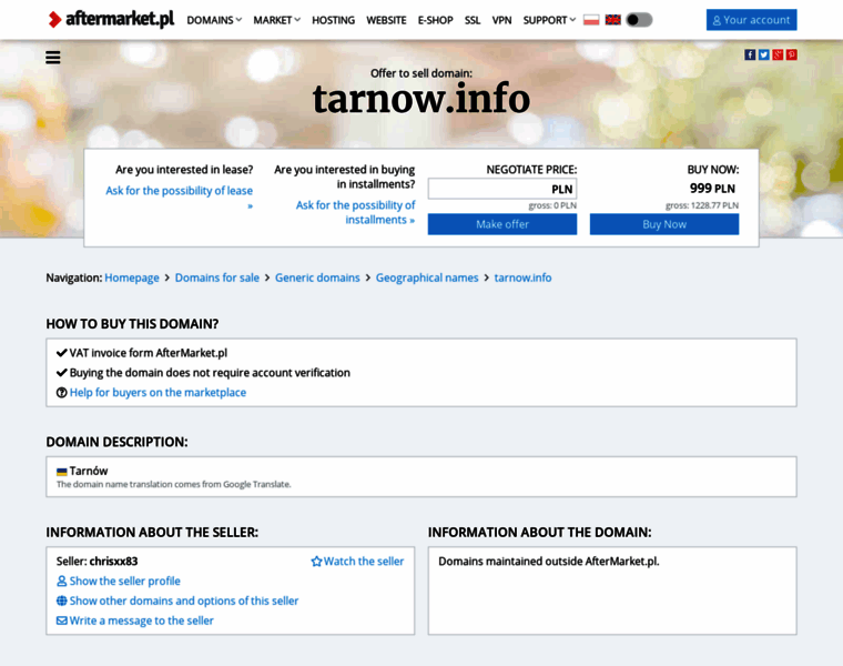 Tarnow.info thumbnail
