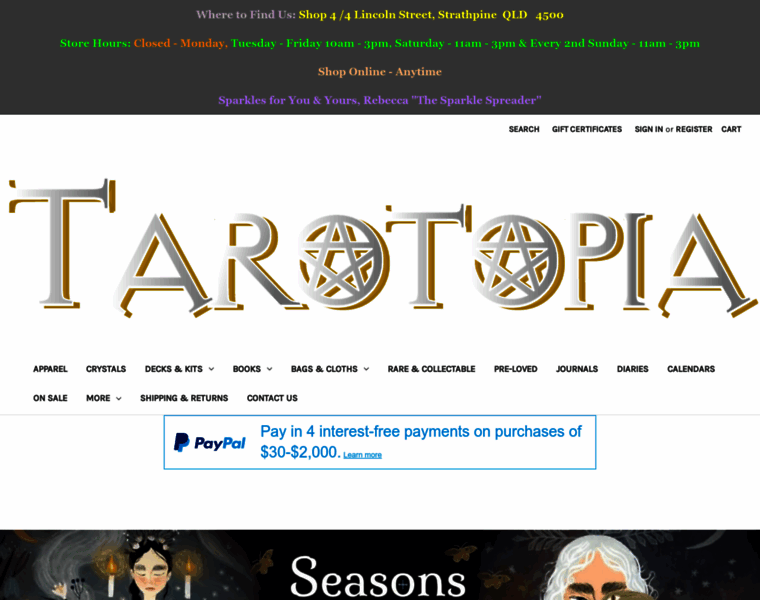 Tarotopia.com.au thumbnail