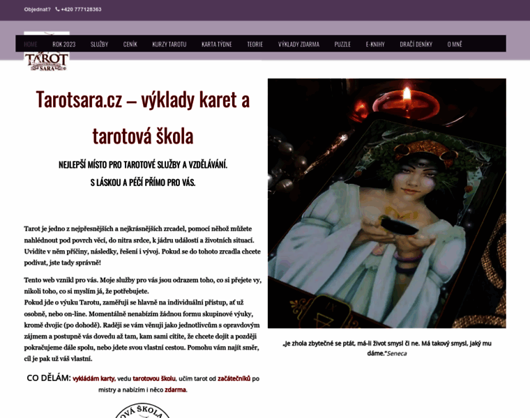 Tarotsara.cz thumbnail