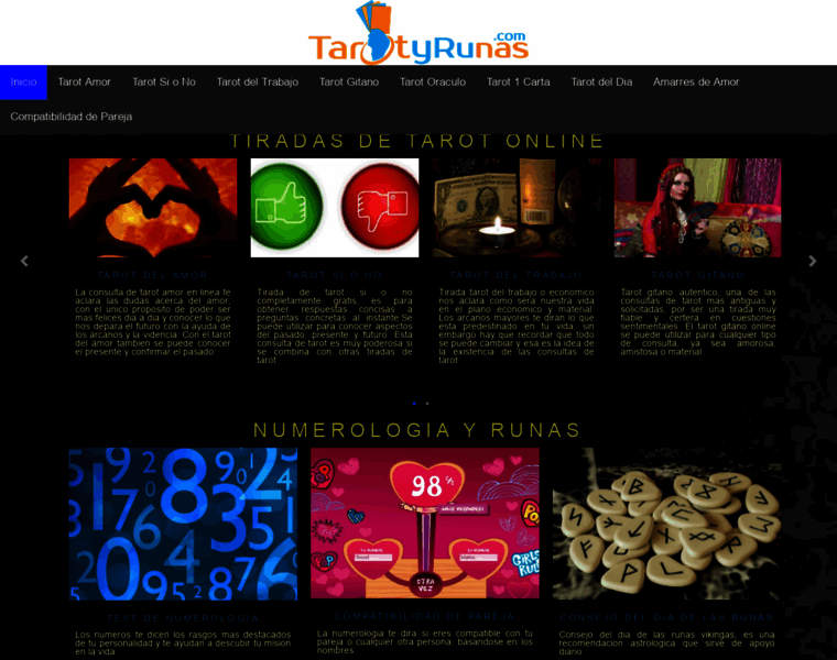 Tarotyrunas.com thumbnail