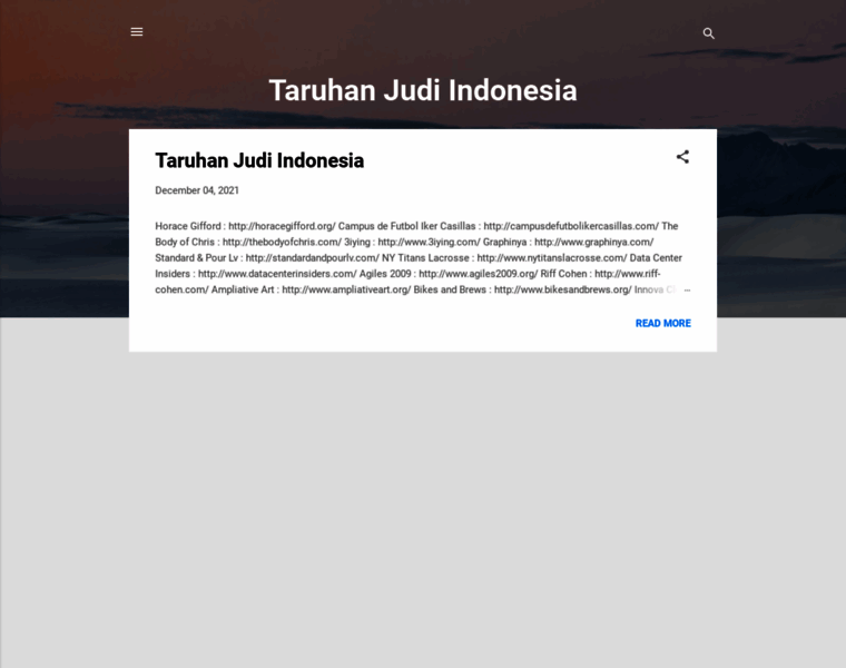 Taruhanjudiindonesia.blogspot.com thumbnail Taruhanjudiindonesia.blogspot.com thumbnail
