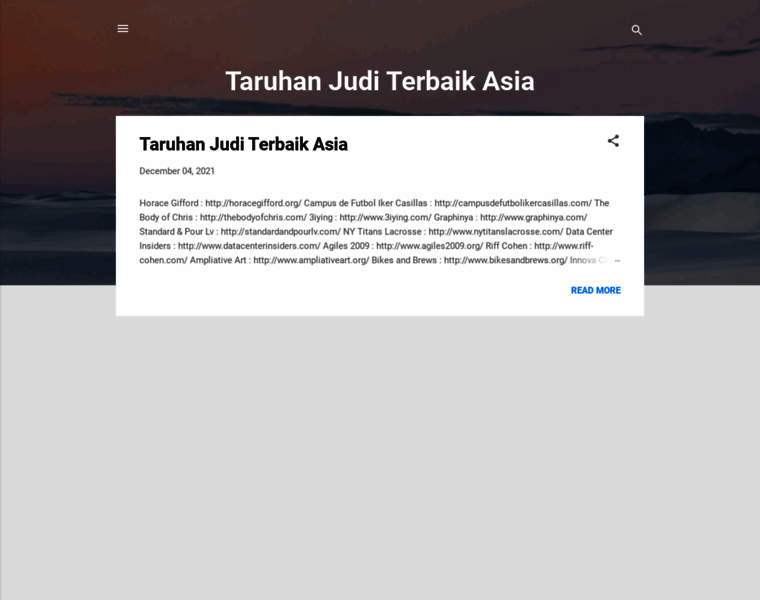 Taruhanjuditerbaikasia.blogspot.com thumbnail Taruhanjuditerbaikasia.blogspot.com thumbnail