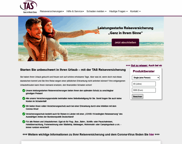 Tas-reiseschutz.com thumbnail