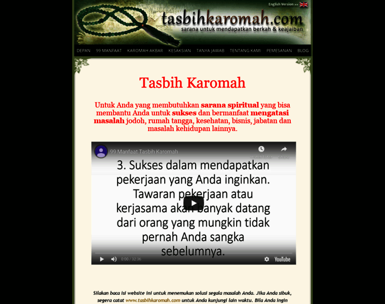 Tasbihkaromah.com thumbnail