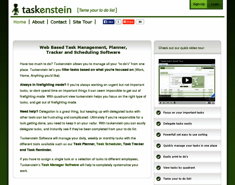 Taskenstein.com thumbnail