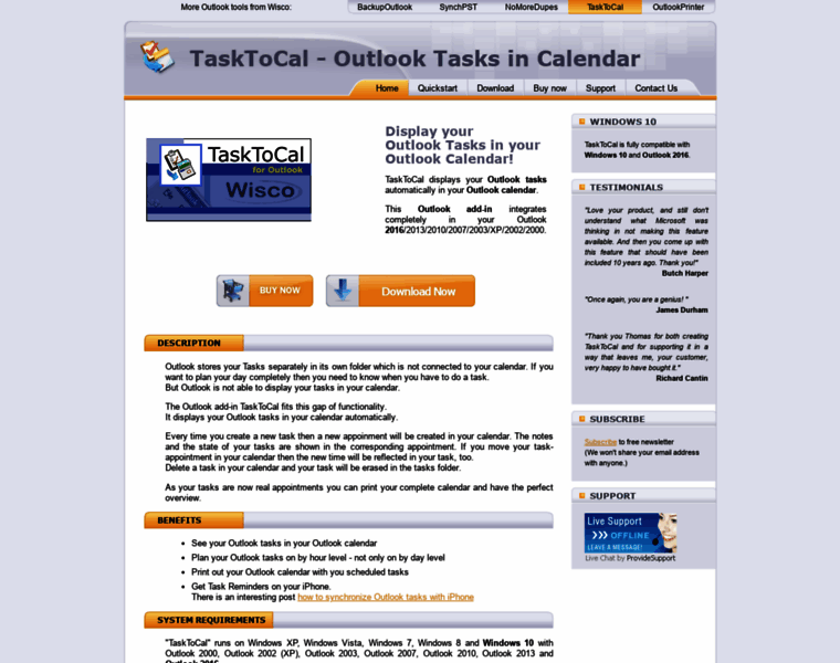 Tasktocal.com thumbnail