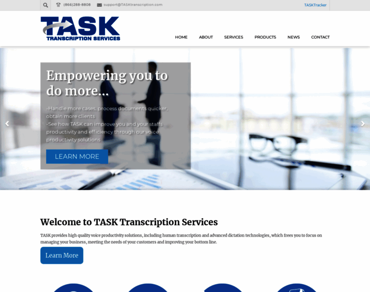 Tasktranscription.com thumbnail