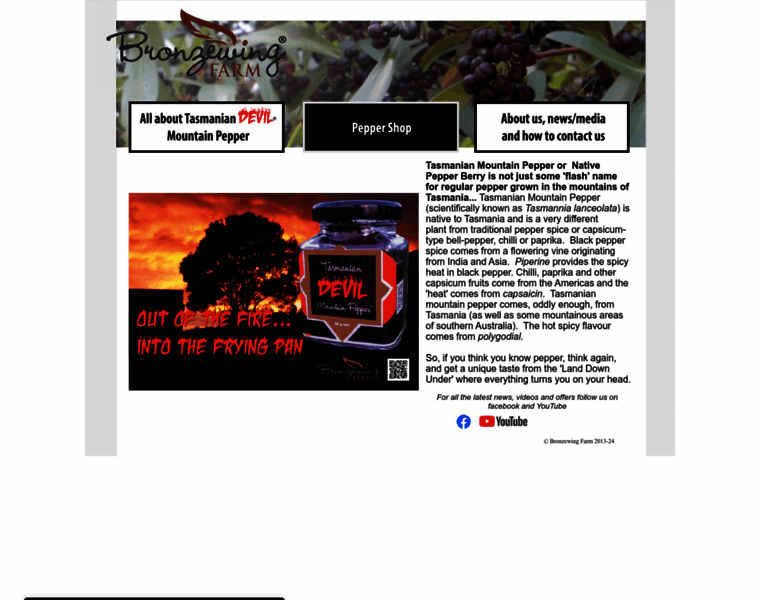 Tasmanianmountainpepper.com thumbnail