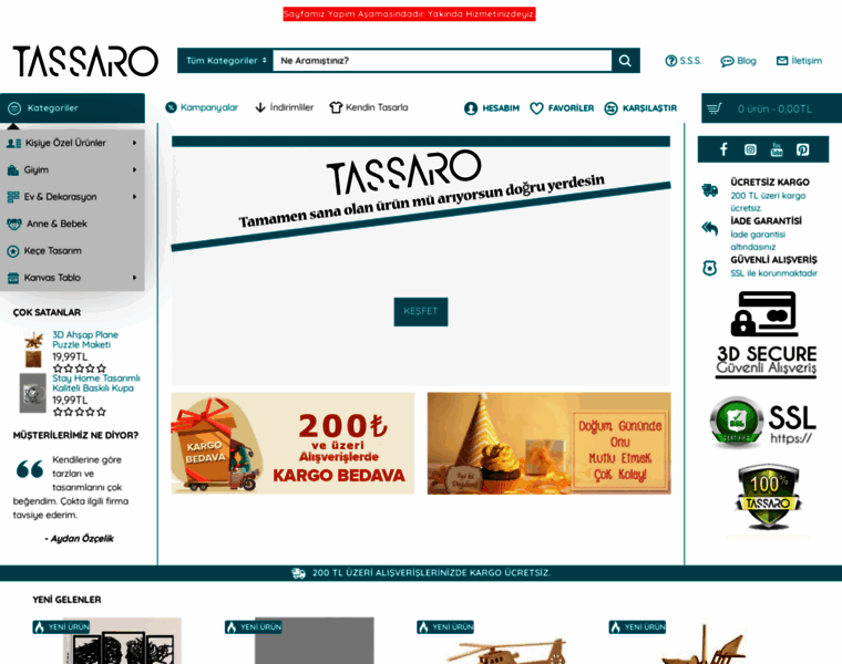 Tassaro.com thumbnail
