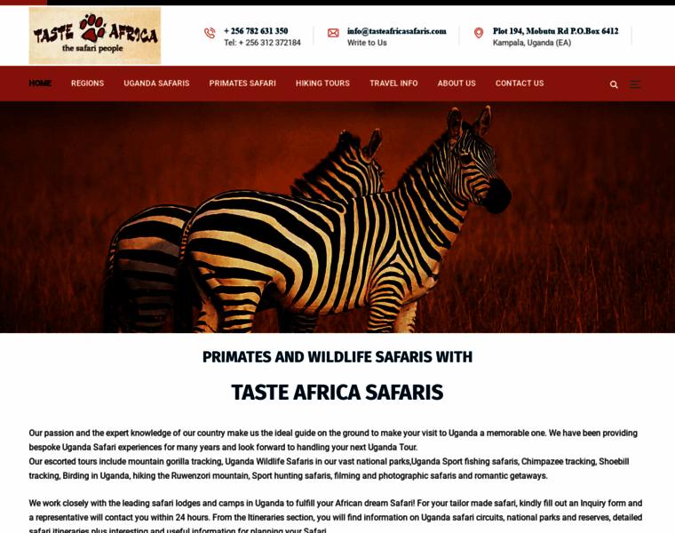 Tasteafricasafaris.com thumbnail