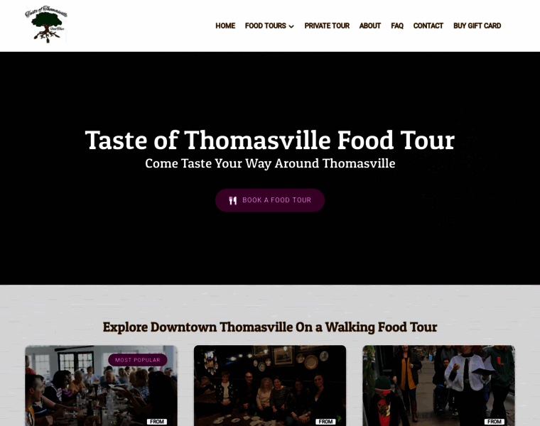 Tasteofthomasvillefoodtour.com thumbnail