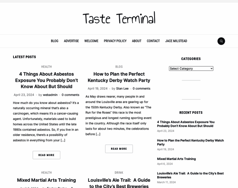 Tasteterminal.com thumbnail