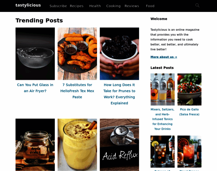 Tastylicious.com thumbnail