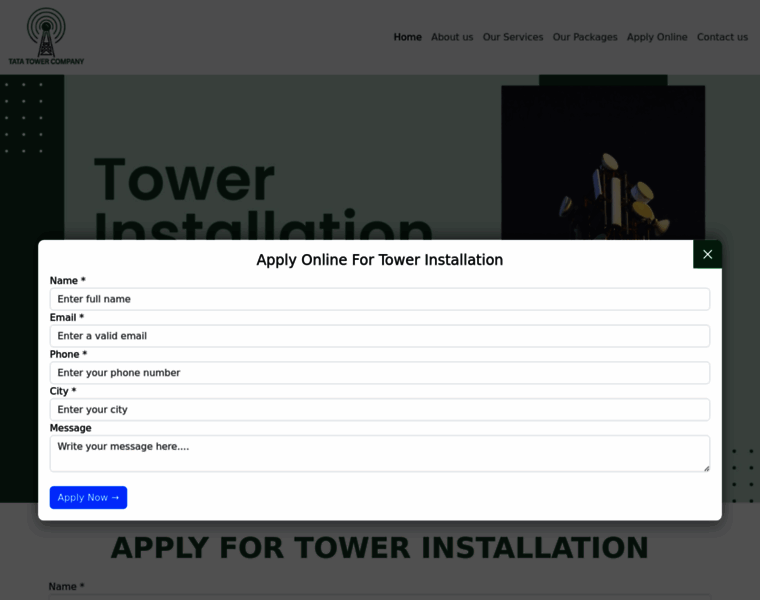Tatatowercompany.com thumbnail