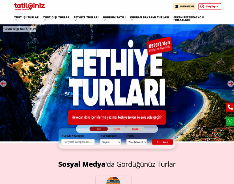 Tatilciniz.com.tr thumbnail