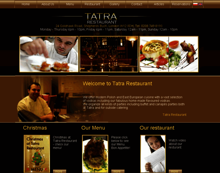 Tatrarestaurant.co.uk thumbnail