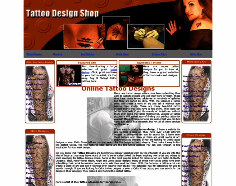 Tattoodesignshop.com thumbnail