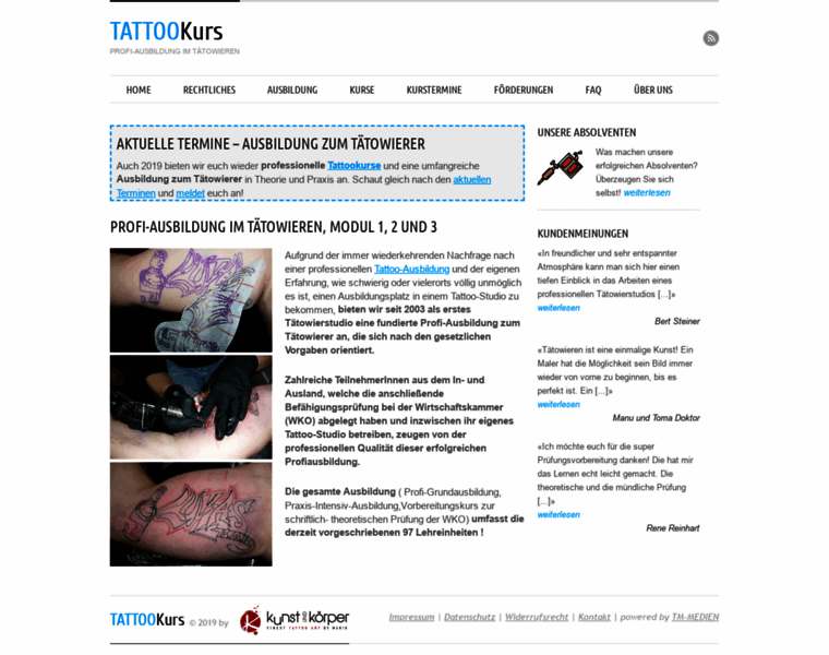 Tattookurs.at thumbnail