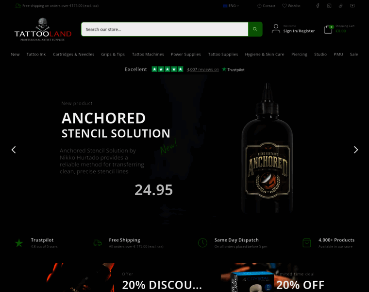 Tattooland.com thumbnail