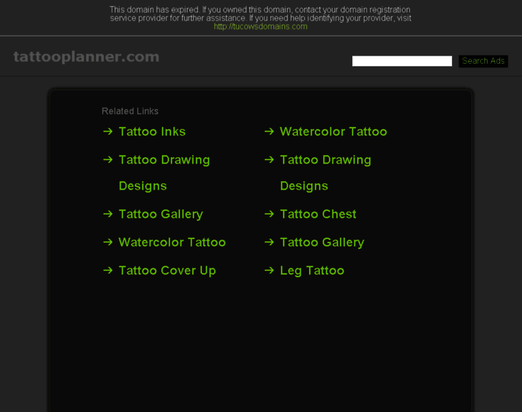 Tattooplanner.com thumbnail