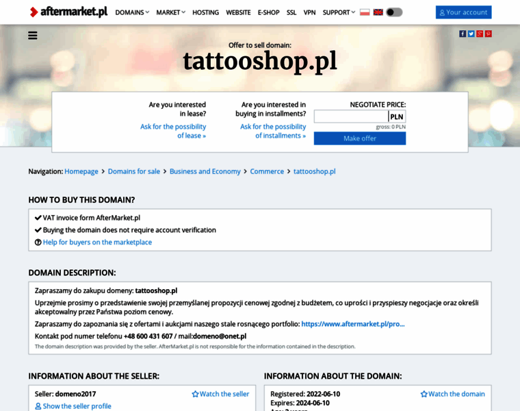 Tattooshop.pl thumbnail