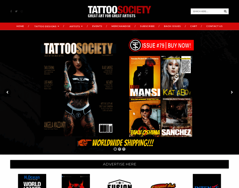 Tattoosocietymagazine.com thumbnail