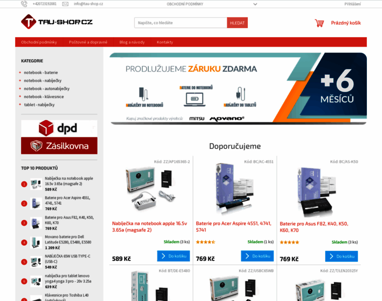 Tau-shop.cz thumbnail