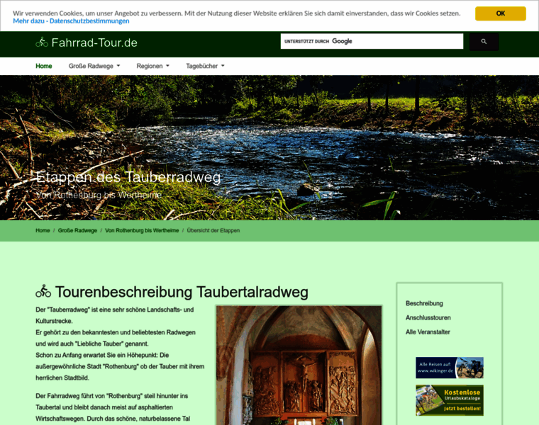 Tauberradweg.de thumbnail