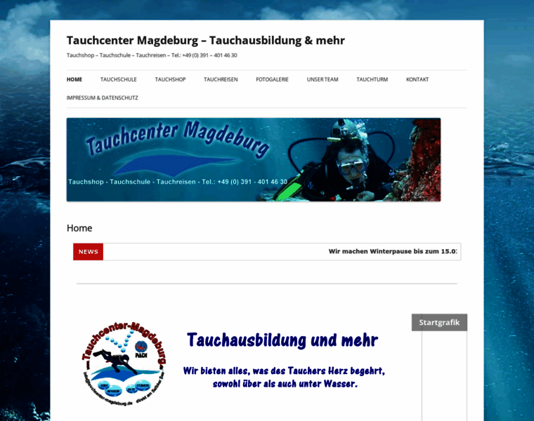 Tauchcenter-magdeburg.de thumbnail