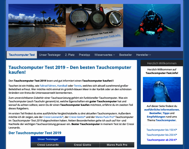 Tauchcomputer-test.info thumbnail