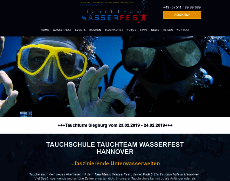 Tauchteam-wasserfest.com thumbnail