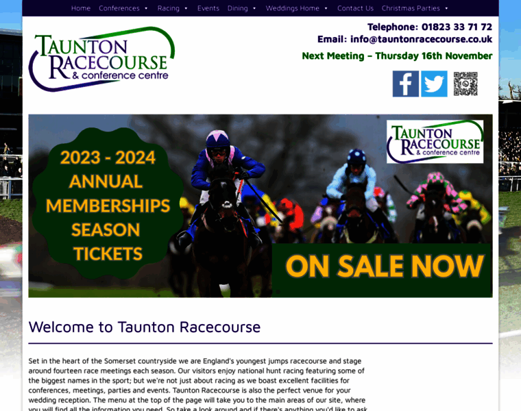 Tauntonracecourse.co.uk thumbnail