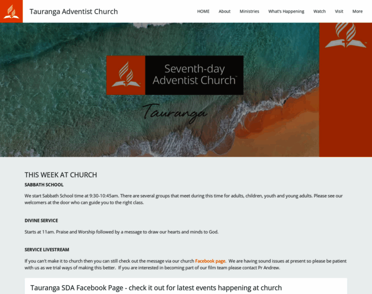 Tauranga.adventist.org.nz thumbnail