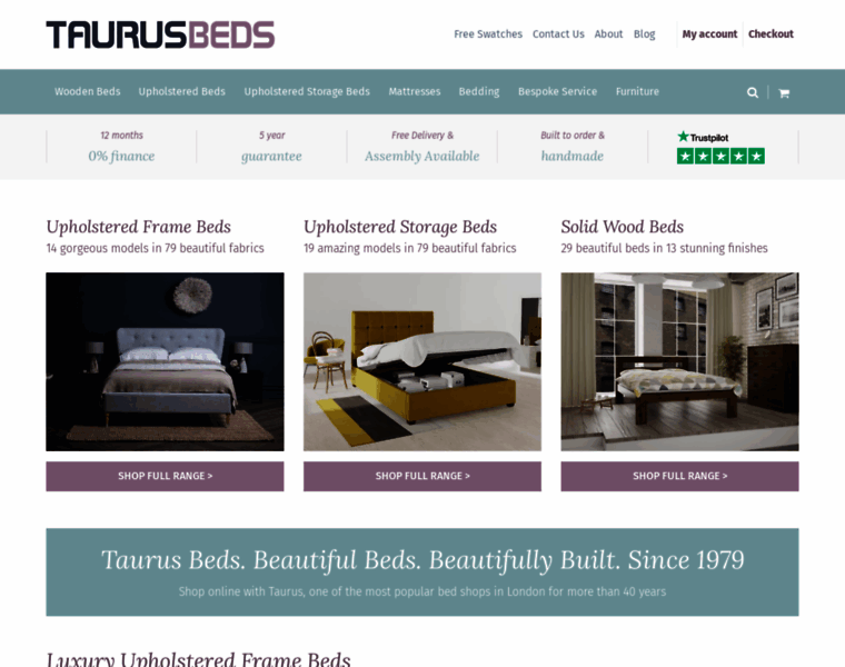 Taurusbeds.co.uk thumbnail