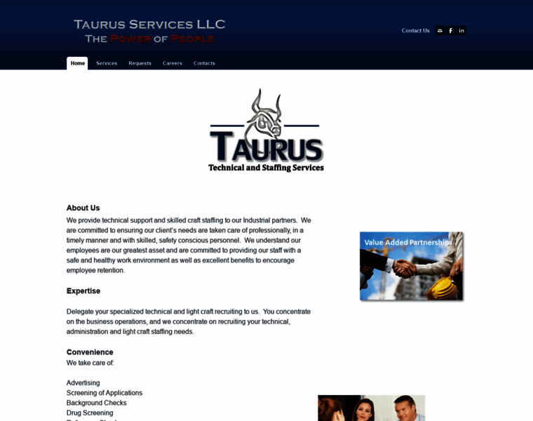 Taurusservicesllc.com thumbnail