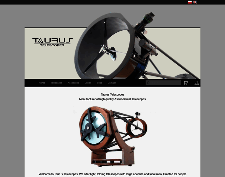 Taurustelescopes.com thumbnail