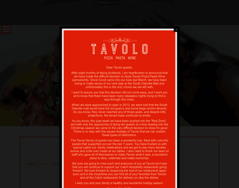 Tavolo.ca thumbnail