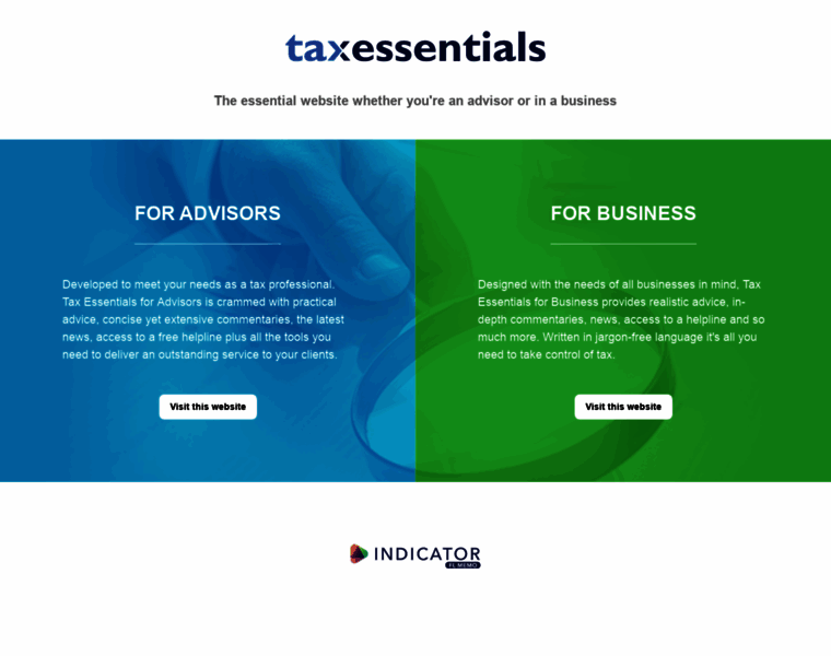 Tax-essentials.indicator.co.uk thumbnail