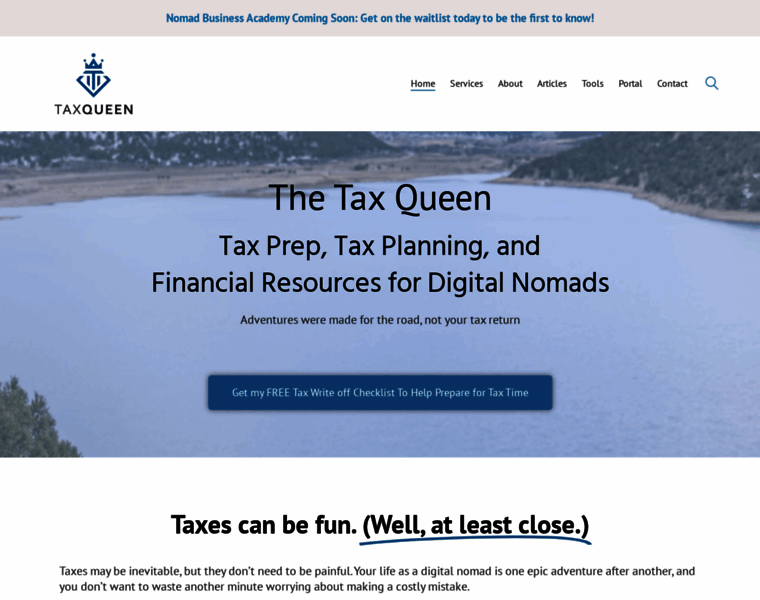 Tax-queen.com thumbnail