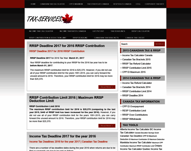 Tax-services.ca thumbnail
