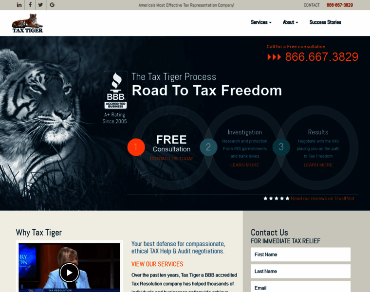 Tax-tiger.com thumbnail